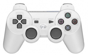 Геймпад PS3 совместимый белый