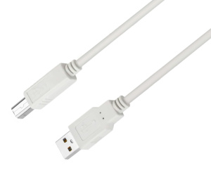 Кабель USB 2.0 A вилка - B вилка 1,5 м Buro USB-A-B-1.5C 