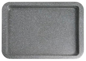 Противень Доляна «Элин Мрамор. Прямоугольник», 33х23х2 см, серый (4454897)