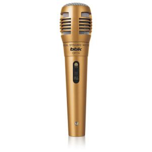 Микрофон вокальный BBK CM-114 бронза