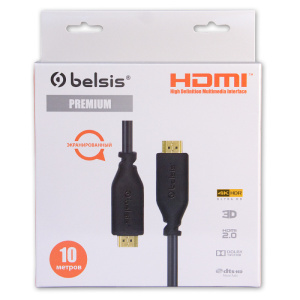 Кабель HDMI - HDMI 10 м Belsis BW1430 v2.0