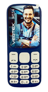 Сотовый телефон Vertex M114 синий