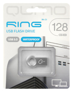 Карта USB3.0 128 GB QUMO RING (23865)