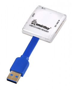 Карт-ридер SMARTBUY SBR-700-W USB3.0 белый