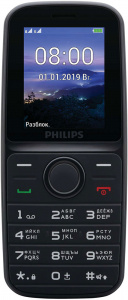 Сотовый телефон Philips E109 DS Black