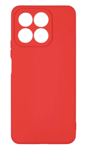 Бампер Honor X8A 4G ZIBELINO Soft Matte красный с микрофиброй
