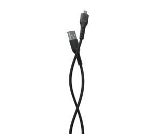 Кабель USB 2.0 A вилка - microUSB 1 м More choice K16m (Black)