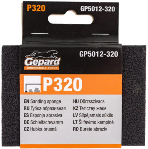 Губка абразивная GEPARD P320 (GP5012-320)