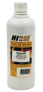 Чернила Hi-Black 500мл (Black) Pigment EPSON серии L