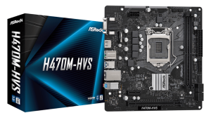 М/П SOC-1200 ASRock H470M-HVS 2xDDR4 mATX AC`97 8ch(7.1) GbLAN+VGA+HDMI