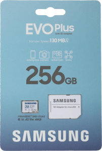 Карта micro-SD 256 GB SAMSUNG MB-MC256SA/KR Evo Plus class10  UHS-I U3 