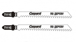 Пилки для лобзика GEPARD T111С по дереву 2шт (GP0630-13)