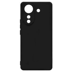 Бампер Xiaomi Redmi 13C Borasco Microfiber Case черный