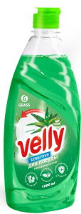 Средство для мытья посуды GraSS «Velly Sensitive» алоэ вера 1000мл (125857)