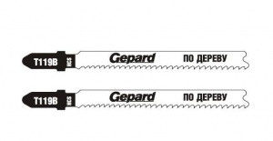 Пилки для лобзика GEPARD T119В по дереву 2шт (GP0620-11)