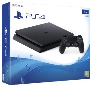 Игровая консоль Sony PlayStation 4 Slim, 1 Tb, черная + диск с игрой