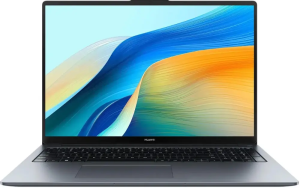 Ноутбук 16" HUAWEI MateBook D16 Intel i3-1215U/Intel UHD Graphics/8/512Gb/Серый/Windows 11 Home/RU