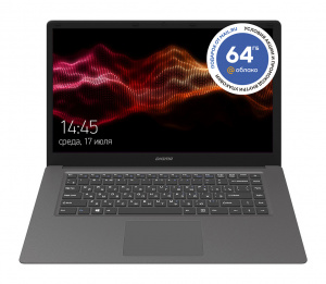 Ноутбук 15.6" Digma EVE 15 C413 Cel N3350/4Gb/SSD64Gb/10HSL64