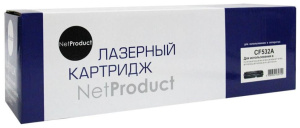 Картридж-тонер HPCLJ Pro M154A/M180n/M181fw (NetProduct) N-CF532A Y, 0,9K