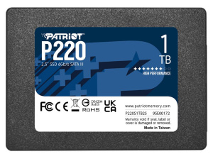 SSD 2,5" SATA 1Tb Patriot P220S1TB25 P220