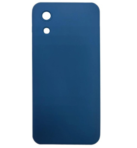 Бампер Samsung Galaxy A03 Core (A032) ZIBELINO Soft Matte с микрофиброй синий