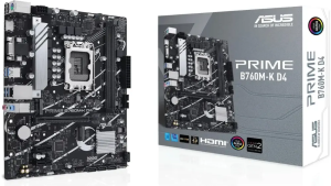 М/П SOC-1700 ASUS PRIME B760M-K D4 Intel 2xDDR4 mATX