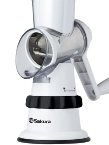 Терка механическая для овощей и фруктов Sakura SA-VS01W, белая (227350419)