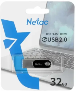 Карта USB2.0 32 GB NETAC NT03U278N-032G-20PN серебристый