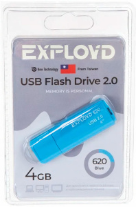 Карта USB2.0 4 GB EXPLOYD EX-4GB-620-Blue