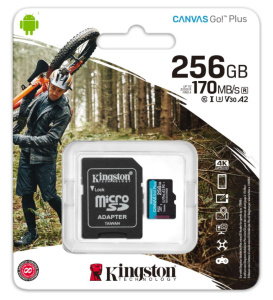 Карта SD 256 GB Kingston Class10  SDCG3/256Gb Canvas Go