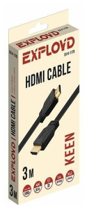 Кабель HDMI - HDMI 3 м EXPLOYD EX-K-1179