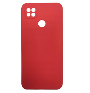 Бампер Xiaomi Redmi 10A/9C ZIBELINO Soft Matte красный защита камеры