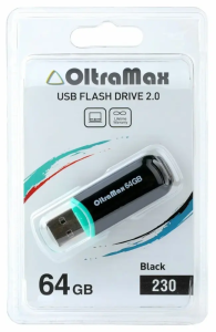 Карта USB3.0 64 GB OLTRAMAX 230 черный