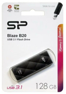 Карта USB3.0 128 GB Silicon Power Blaze B20 SP128GBUF3B20V1K черный