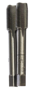 Метчик ручной СИБРТЕХ М10 х 1,0 мм, комплект 2 шт.(76625)