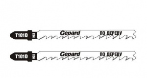 Пилки для лобзика GEPARD T101D по дереву 2шт (GP0640-10)