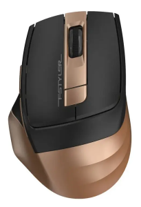 Мышь A4 Fstyler FG35 золотистый/черный оптическая (2000dpi) беспроводная USB