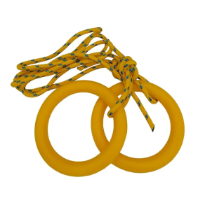 Кольца гимнастические ROKIDS цв. желтый (4845906)