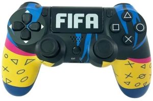 Геймпад Dualshock 4 для PS 4, черно-желтый (FIFA)