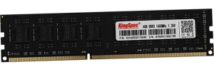 Память DDR3L 4096Mb 1600MHz Kingspec KS1600D3P13504G RTL PC3-12800 CL11 DIMM 240-pin 1.35В