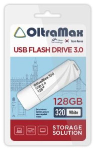 Карта USB3.0 128 GB OLTRAMAX OM-128GB-320-White