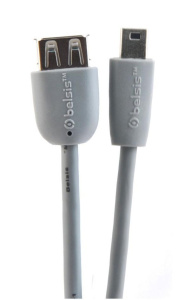 Кабель USB 2.0 A розетка - miniUSB 0.5 м Belsis BW1722