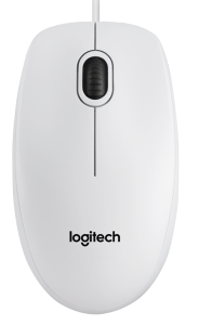 Мышь Logitech B100 белый