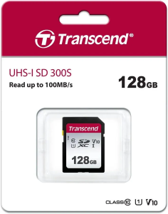 Карта SD 128GB Transcend TS128GSDC300S