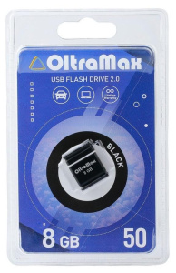 Карта USB2.0 8 GB OLTRAMAX mini 50 черный