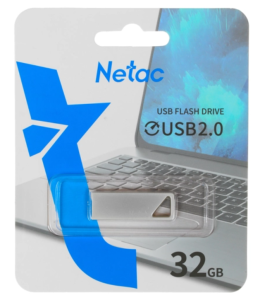 Карта USB2.0 32 GB NETAC NT03U326N-032G-20PN серебристый