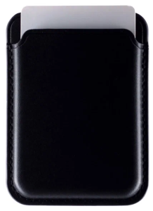 Картхолдер карман Zibelino Wallet 1 для двух карт на клеящейся основе (черный)