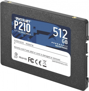 SSD 2,5" SATA 512Gb Patriot P210S512G25 P210