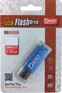 Карта USB2.0 64 GB Dato DS7012B-64G синий