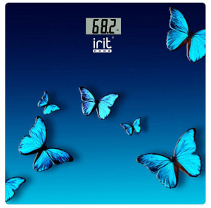 Весы напольные электронные IRIT IR-7264 Бабочки